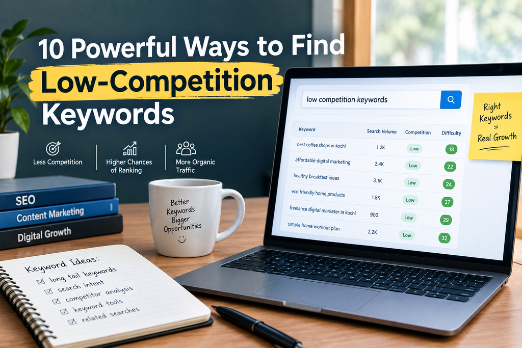 10 Powerful Ways to Find Low Competition Keywords